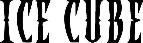 Ice Cube Logo Svg - Etsy