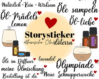 Story sticker dōTERRA/essential oils German