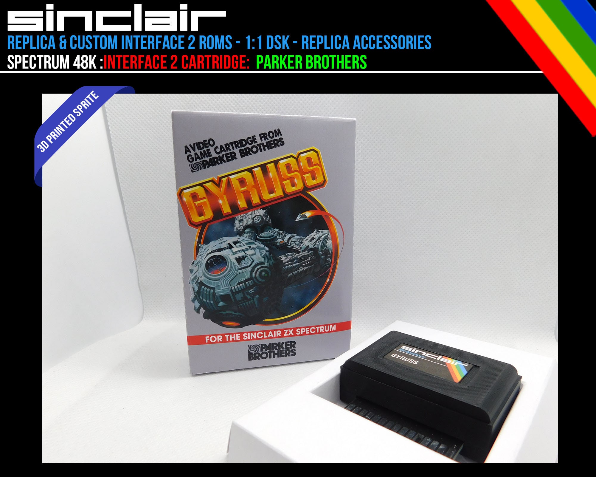 Sinclair ZX Spectrum 48k ROM Cartridge - Parker Brothers