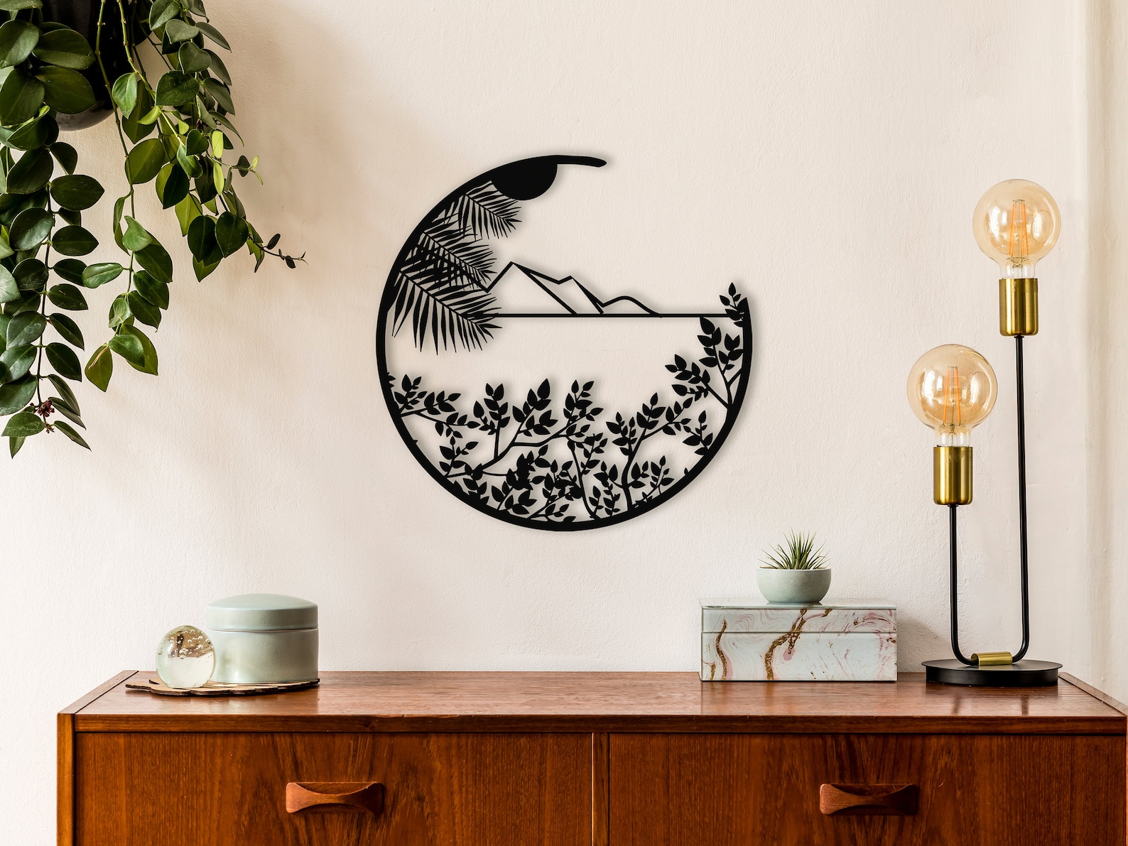 Landscape Metal Wall Art Nature Metal Wall Decor Metal Home Etsy