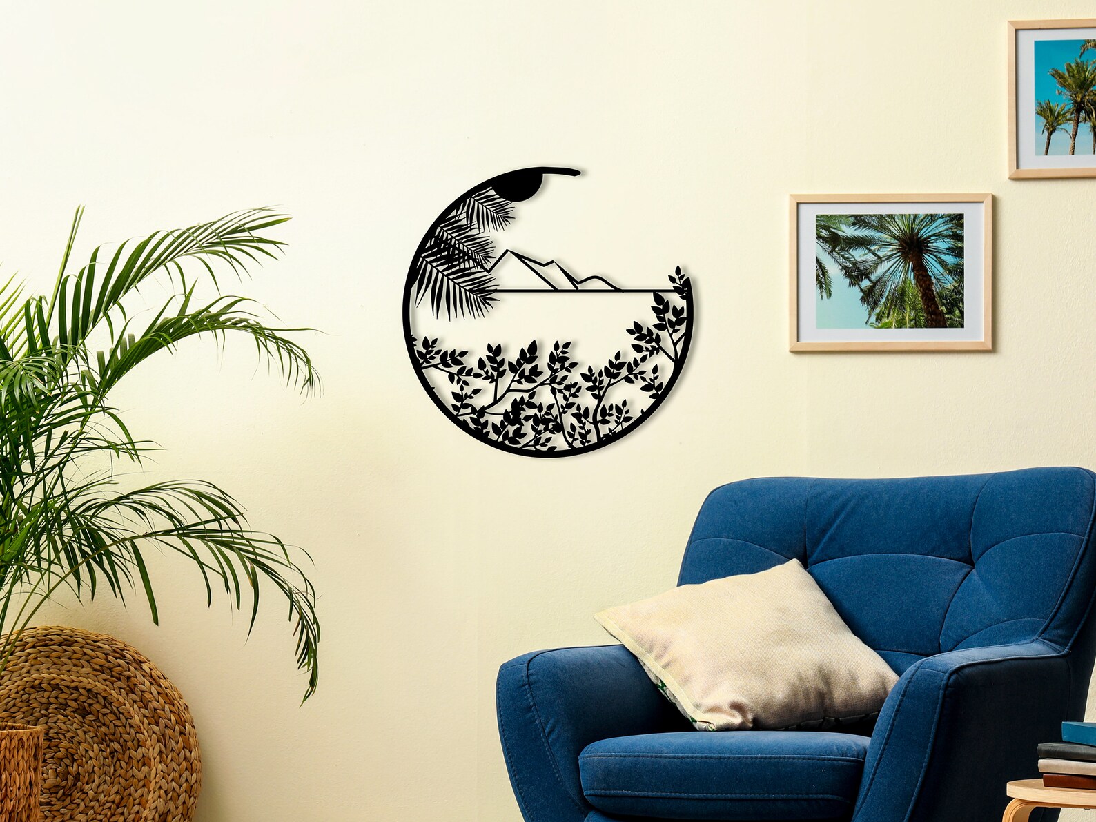 Landscape Metal Wall Art Nature Metal Wall Decor Metal Home Etsy