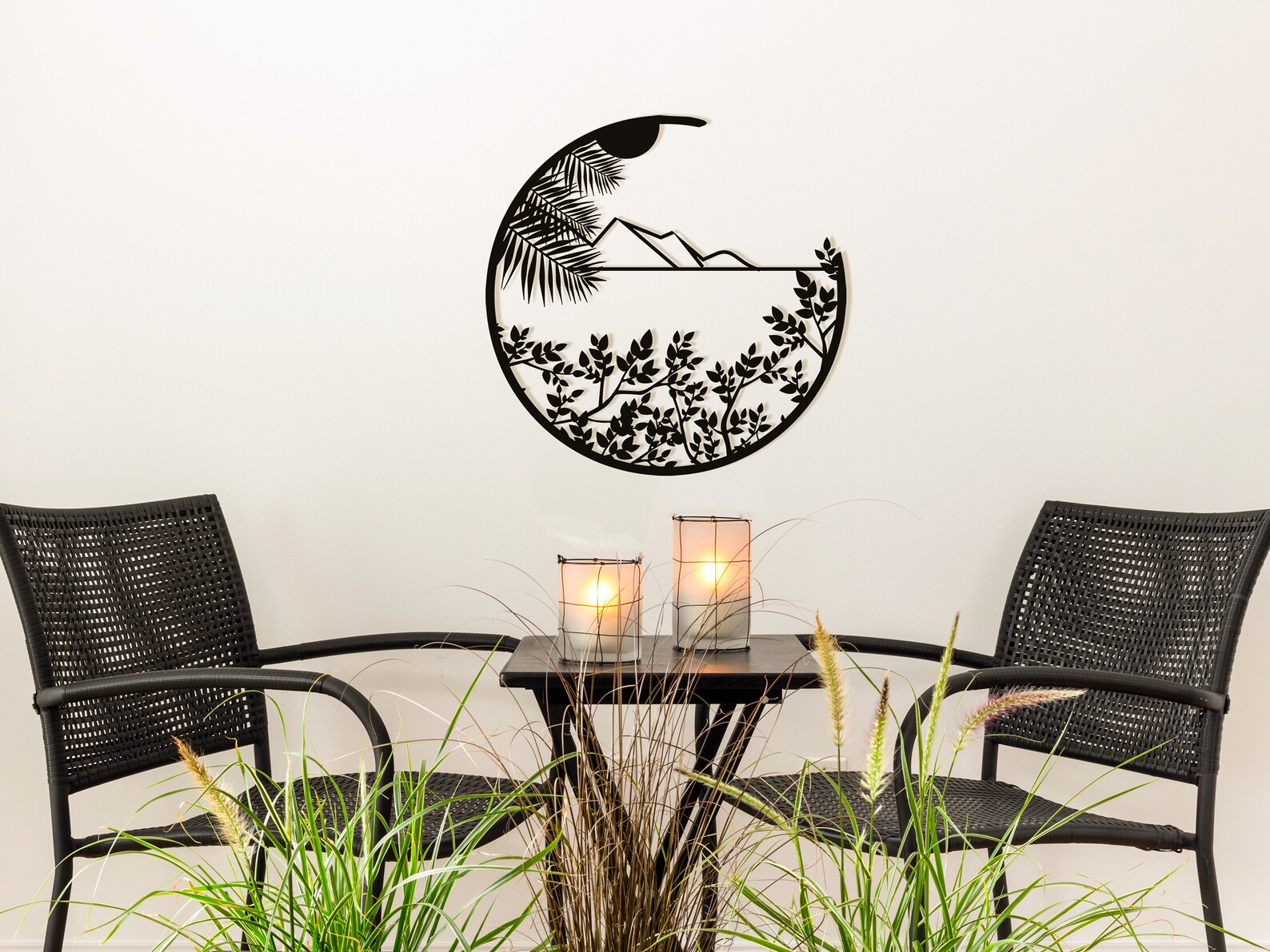 Landscape Metal Wall Art Nature Metal Wall Decor Metal Home Etsy