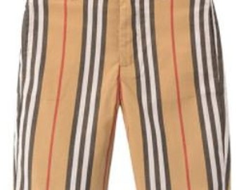 burberry shorts gold