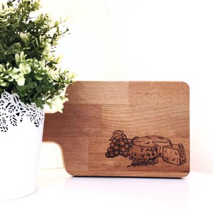 Custom Hand Woodburned Cheese Board, Charcuterie Board, Cutting Board, Food Tray