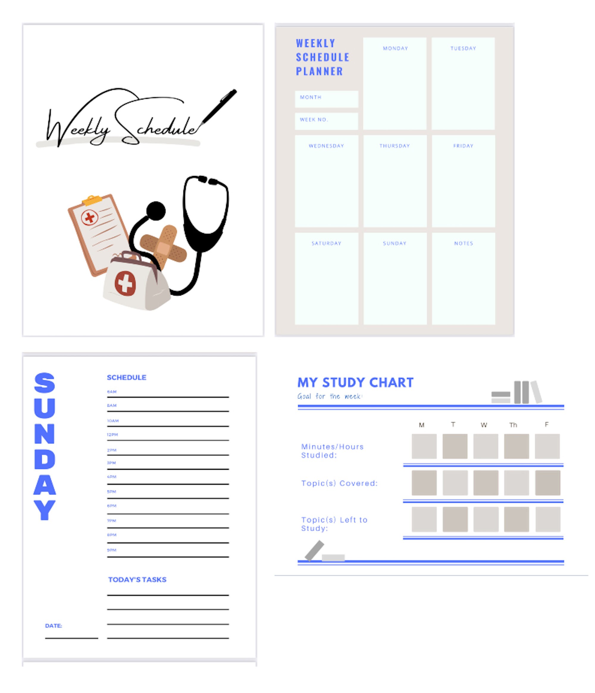 Planner Nursing Student Nursing Student Planner Digital Etsy