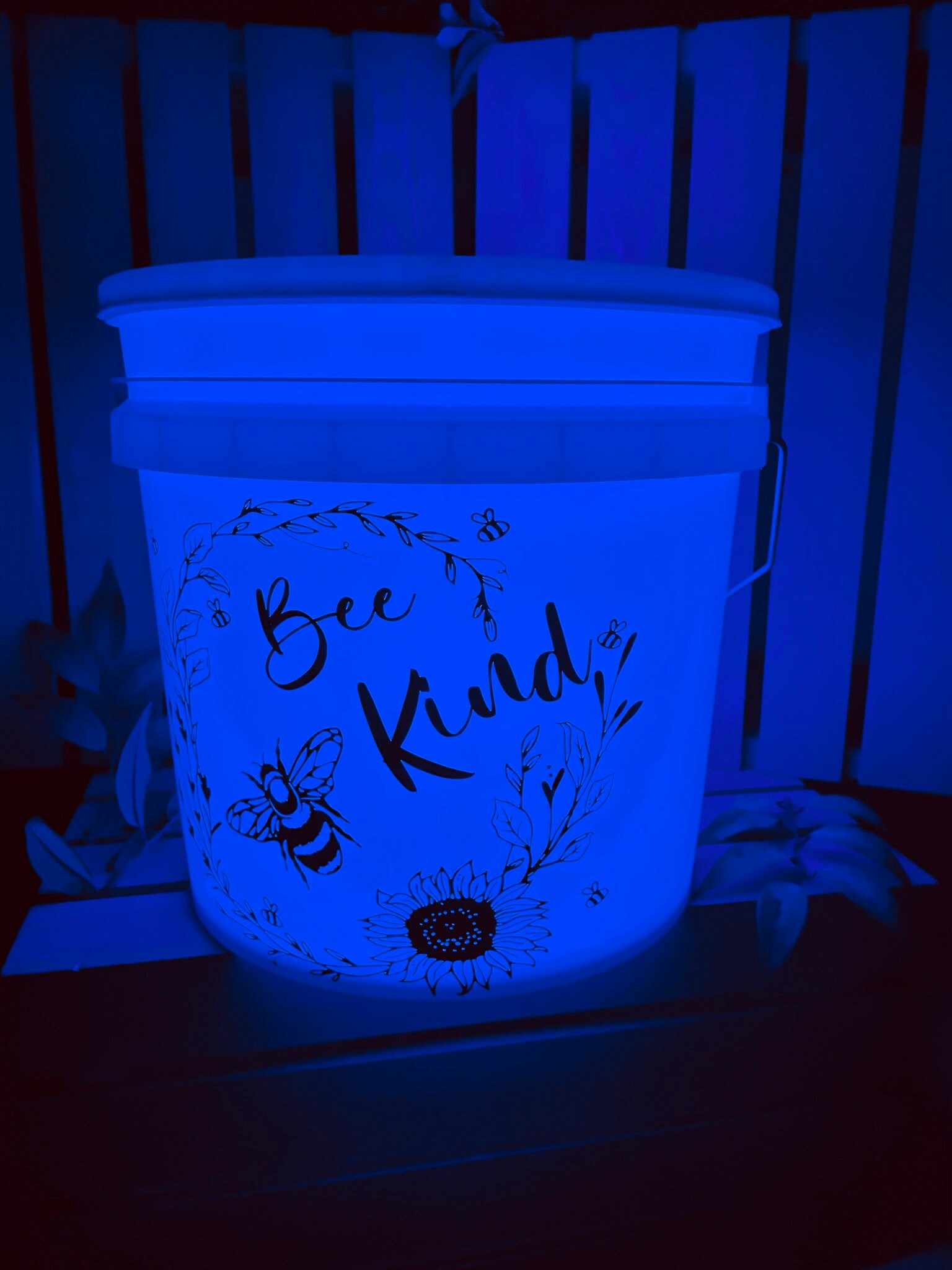 Bucket Light 3.5 Gallon Bucket Lantern Campsite Decor Etsy