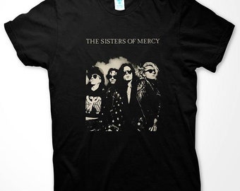 The Sisters of Mercy Cross Tshirt 80s Vintage Best Gift T