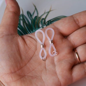 Non-Piercing Nipple Clamps / Fake Nipple Rings in sterling silver / 24 KS Gold plated coper wire / Intimate Body Jewelry / Mature