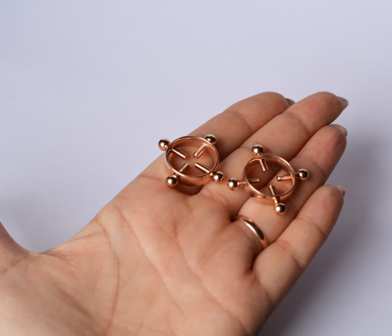 Butterfly Nipple Clamps - Stainless Steel Adjustable Body Jewelry | Non-Piercing Fashion Clips For Women