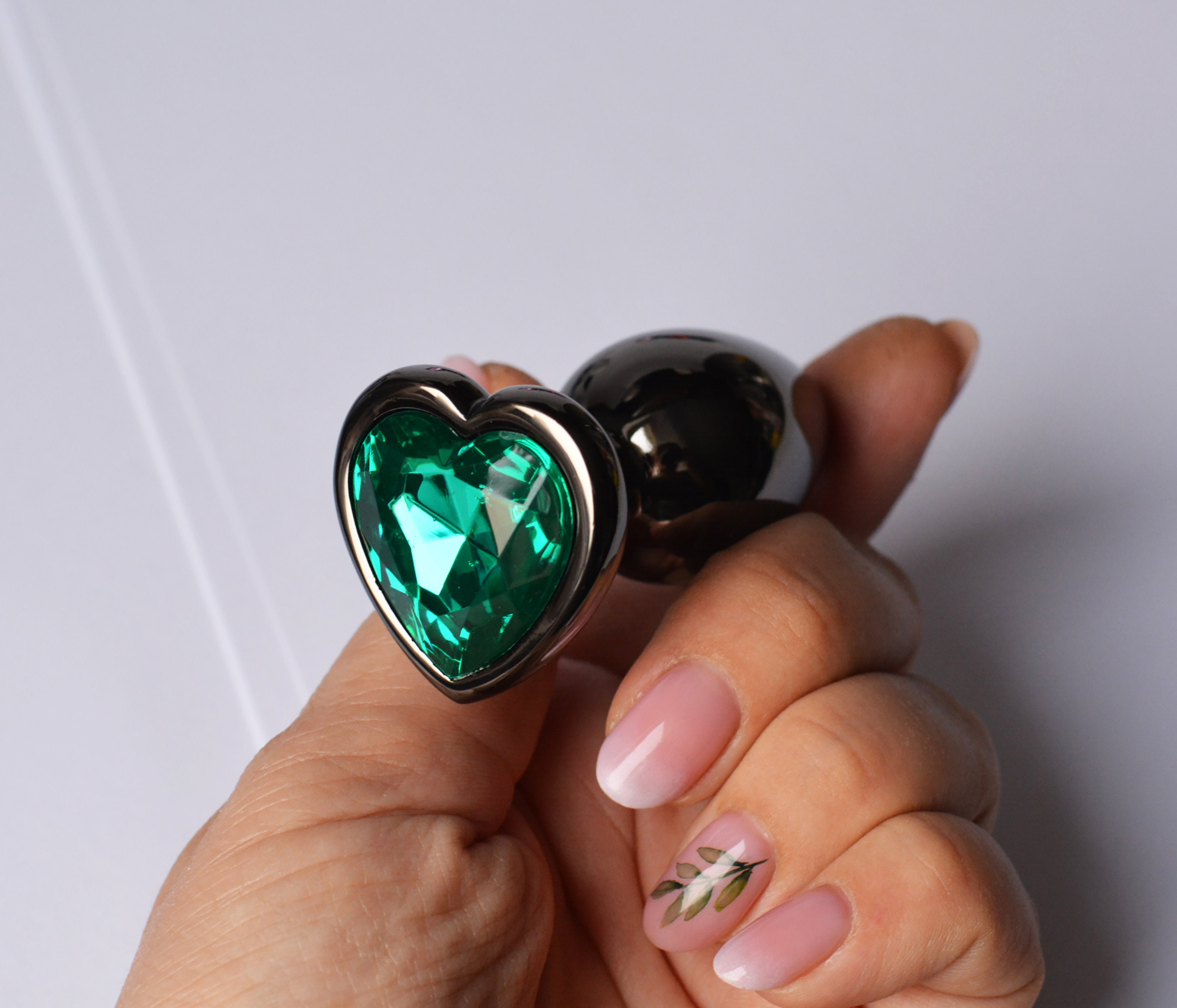 Gun Black Heart butt plug beginner shaped Steel anal plug with Etsy