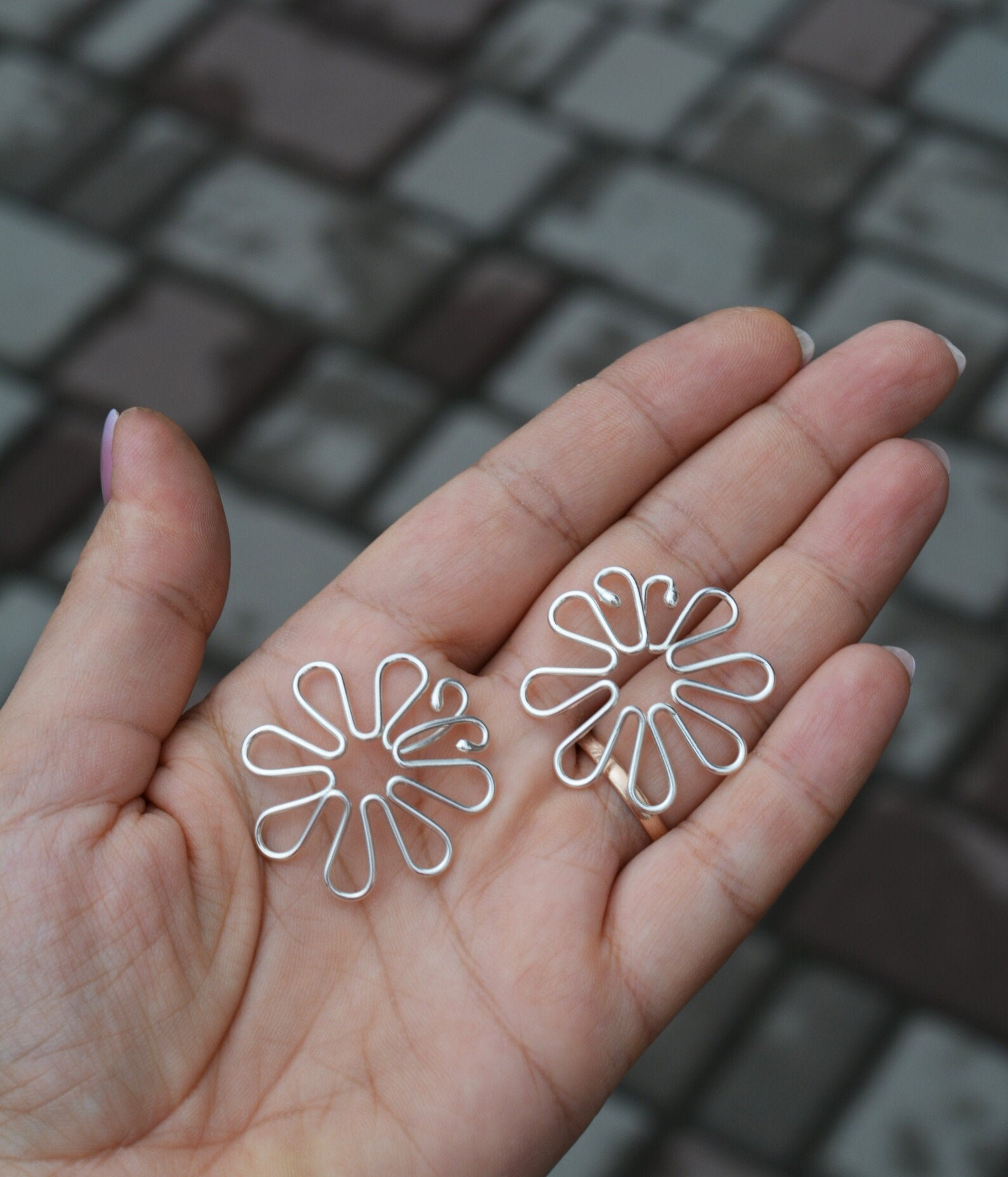 Flower Nipple Rings Pair of Non Piercing Nipple Clamps in Sexy Etsy