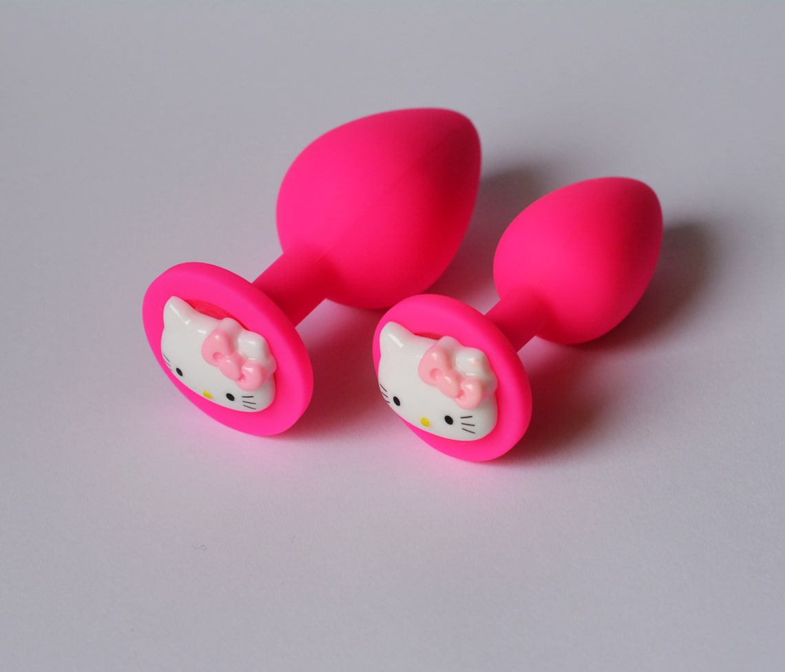 Pink Silicone Butt Plug Adbl Anal Sex Toy Intimate Jewelry Etsy 