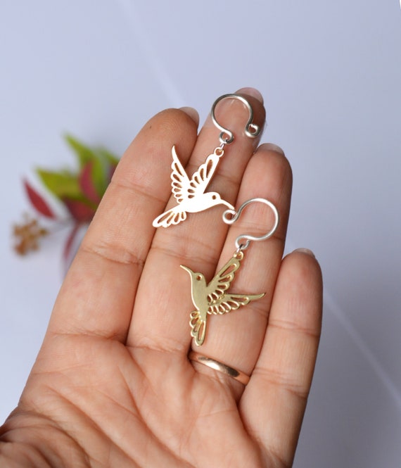 Hummingbird Nipple Rings Non Piercing Nipple Clamps Gold Nipple Dangles Sexy Nipple Jewellery Mature Etsy Denmark