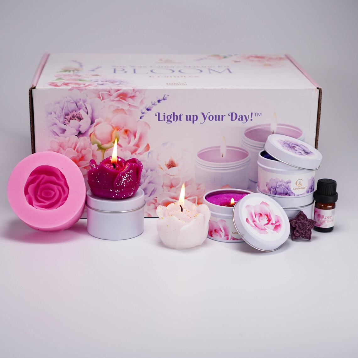 Soy wax candle making kit Craft kit for adults women DIY Etsy