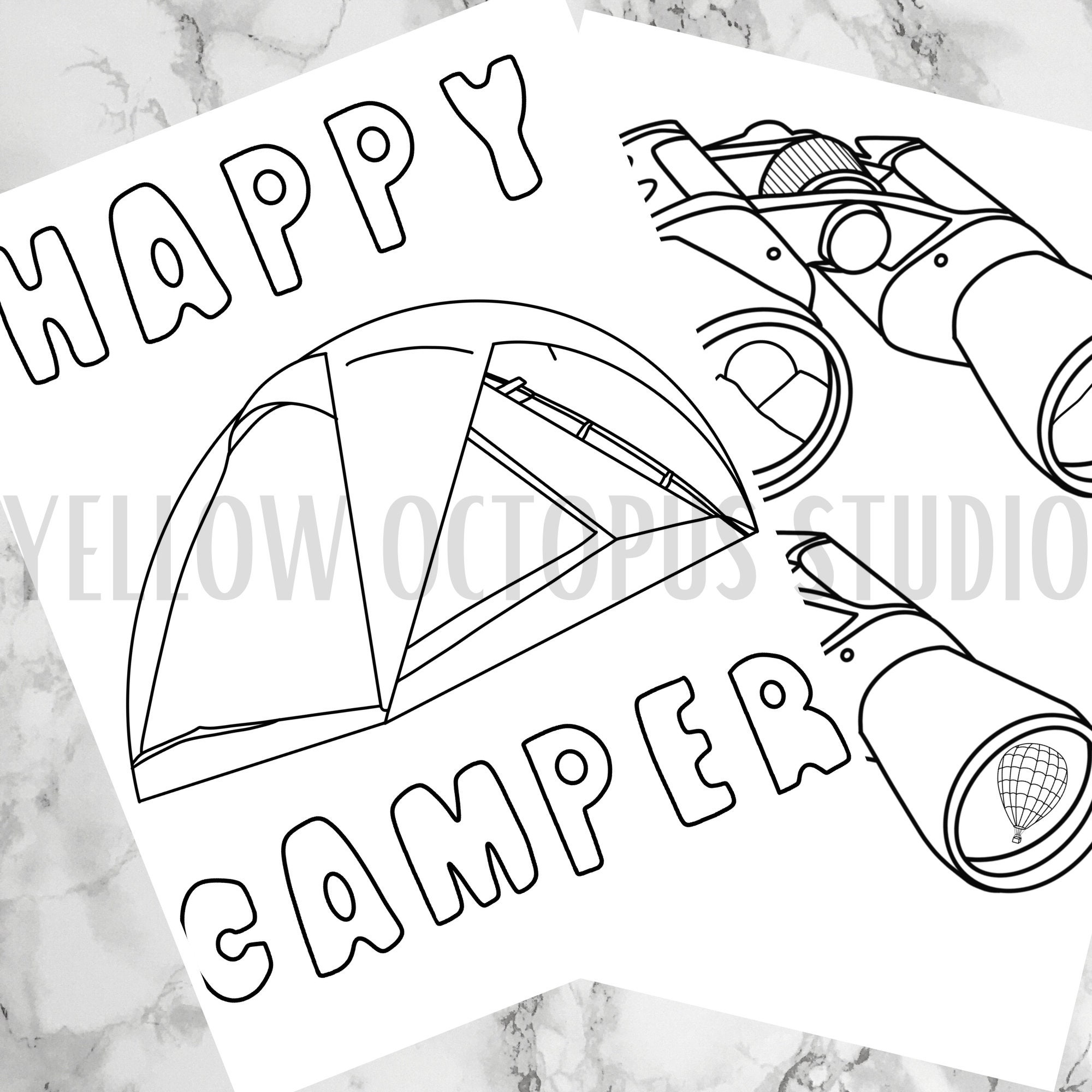 10 Kids Travel Coloring Pages Road Trip Coloring Pages | Etsy