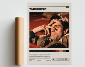 Taxi Driver Poster Etsy