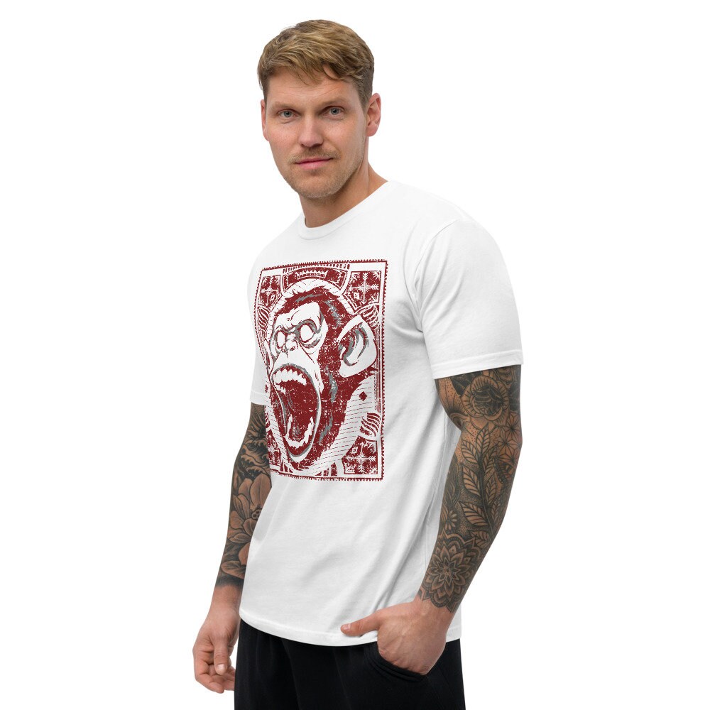Angry Monkey Short Sleeve T-shirt - Etsy