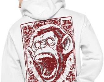 Angry Monkey Men’s Premium Pullover Hoodie