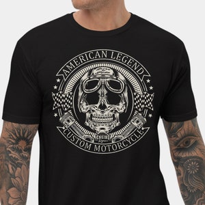 Motorcycle Shirt | Biker Shirt | AMERICAN LEGEND Short Sleeve T-Shirt | Motorcycle Gift | Biker Gift