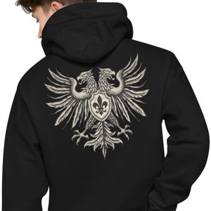 Double-Headed Eagle Men’s Premium Pullover Hoodie