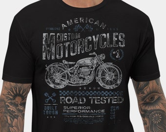 Motorcycle Shirt | Biker Shirt | ROAD TESTED Short Sleeve T-Shirt | Motorcycle Gift | Biker Gift