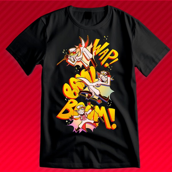 Hazbin Hotel | Lucifer Wap! T-shirt Bam! Boom!