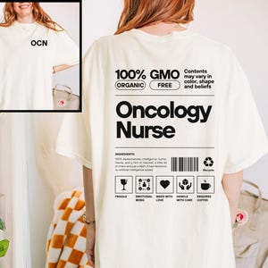 Oncology Nurse Comfort Colors Shirt OCN Tshirt Nurse Appreciation Gift For Cancer Nursing School Tee Funny RN Apparel AOCNP Practitioner