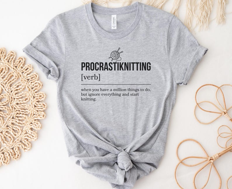 Funny Knitting tShirt Knitting Definition Hoodie Crochet Gift for Knitters Sweatshirt Yarn Graphic tee Knitting Lover Gifts for Grandparents image 2