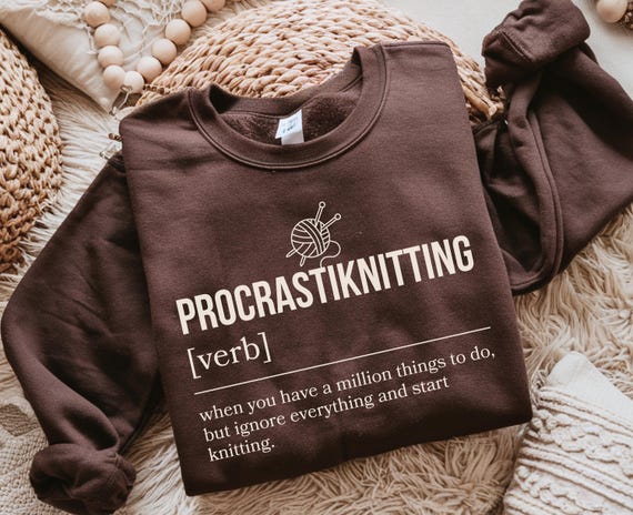 Funny Knitting tShirt Knitting Definition Hoodie Crochet Gift for Knitters Sweatshirt Yarn Graphic tee Knitting Lover Gifts for Grandparents