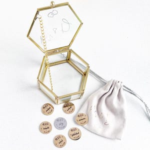 Personalized Wedding Coins with Laser Engraving – Bride, Groom, Ceremony, Coins, Custom Bridal Jewelry