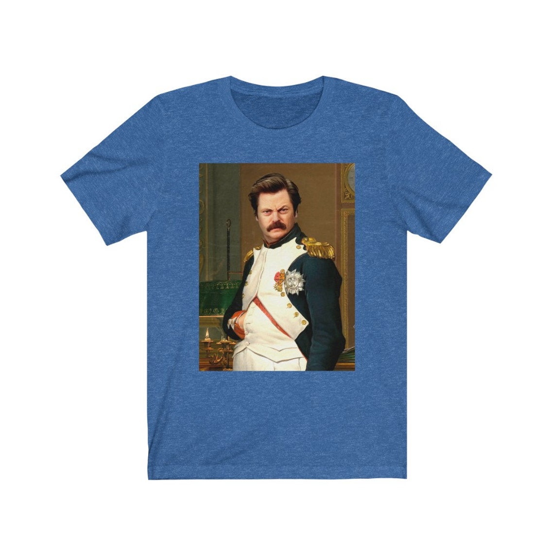 ron swanson button down shirt