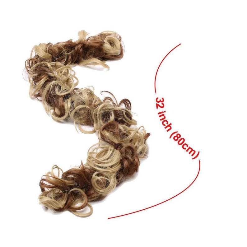 Messy Bun Juva Bun Hair Scrunchie Fluffy Curly Tousled Updo Etsy