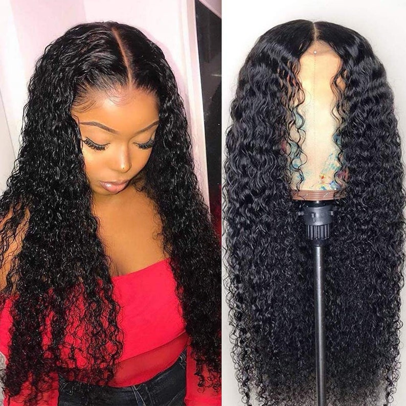 Trendy Wig Brazilian Curly Corn Wave 100 Human Hair Single Etsy