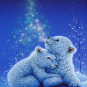 5D Diamond Painting Stuffed Bear in Christmas Ornaments Kit - Bonanza  Marketplace