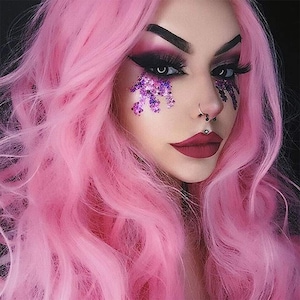 Cotton candy pink | synthetic daily wear 24&quot; wig |top trendy hairstyle | best quality heat resistant fiber | real human hair look and feel