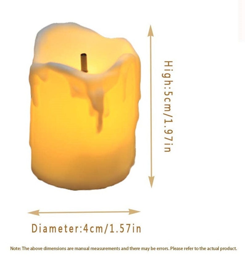 Flameless Candles LED Flameless Votive Candles Battery Etsy