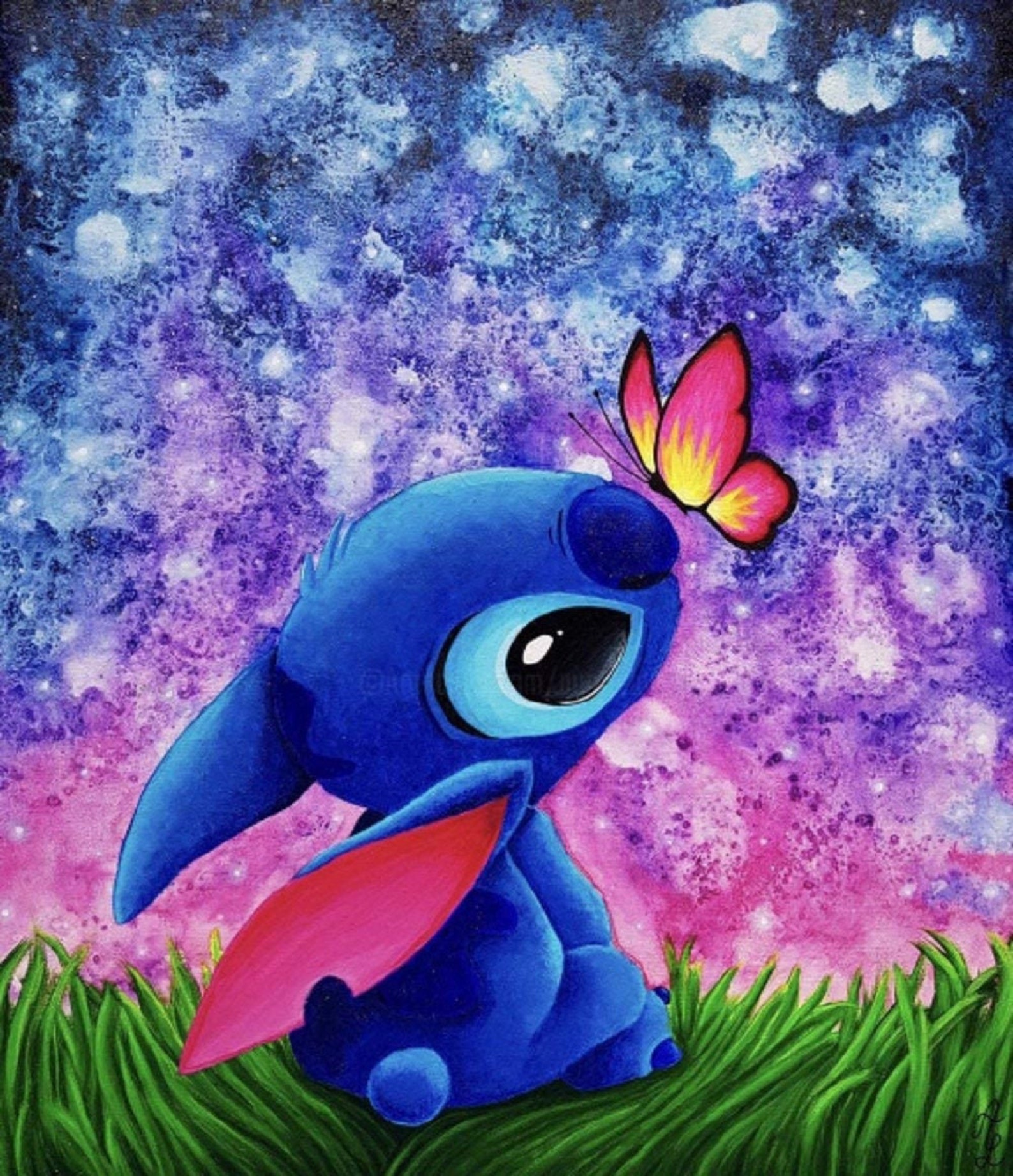 DIY Printable Stitch with Butterfly Read Full Listing Before | Etsy