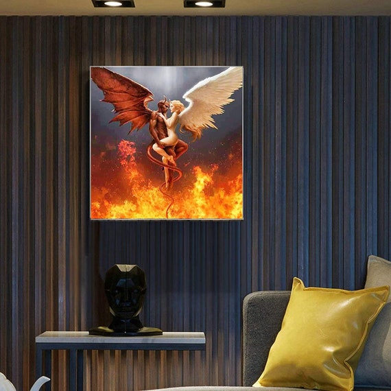 Fantastic Evil and Holy Diamond Painting Kit Wall Decorations 