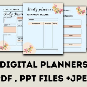 Planificador KDP Interior Todo lo que necesitas para organizar tu trabajo y tu vida Descarga instantánea de archivos digitales 4 PDF PowerPoint Jpegs para uso digital