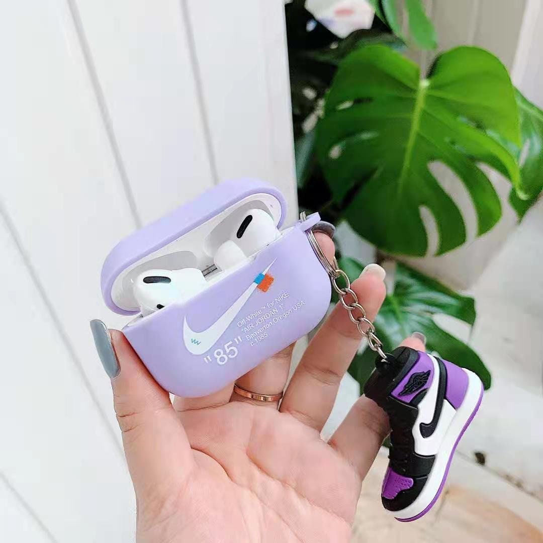Nike x OffWhite AirPods Case Cover with Lanyard/Strap Skin Etsy