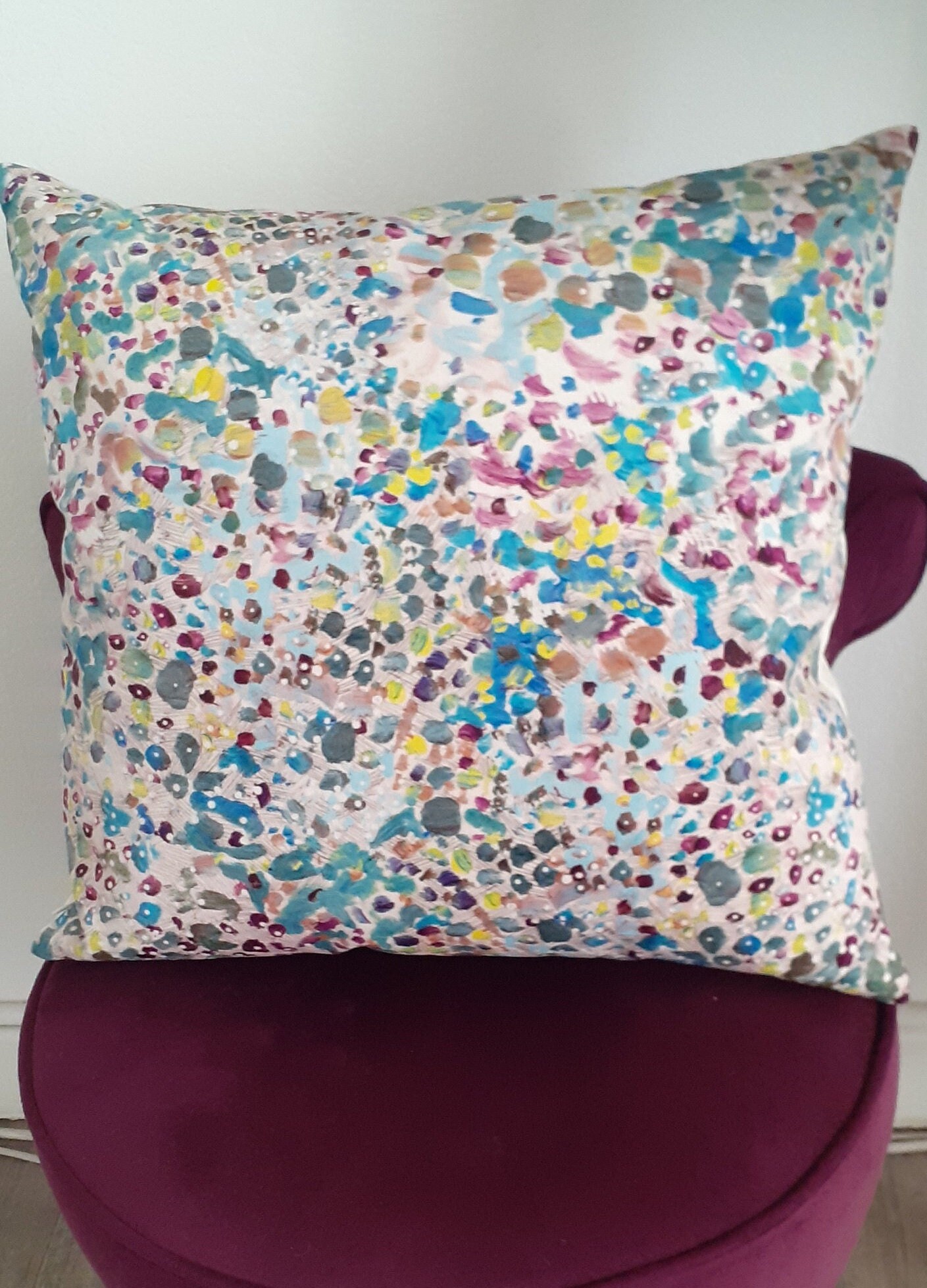 Housse de Coussin Picolo Cyan