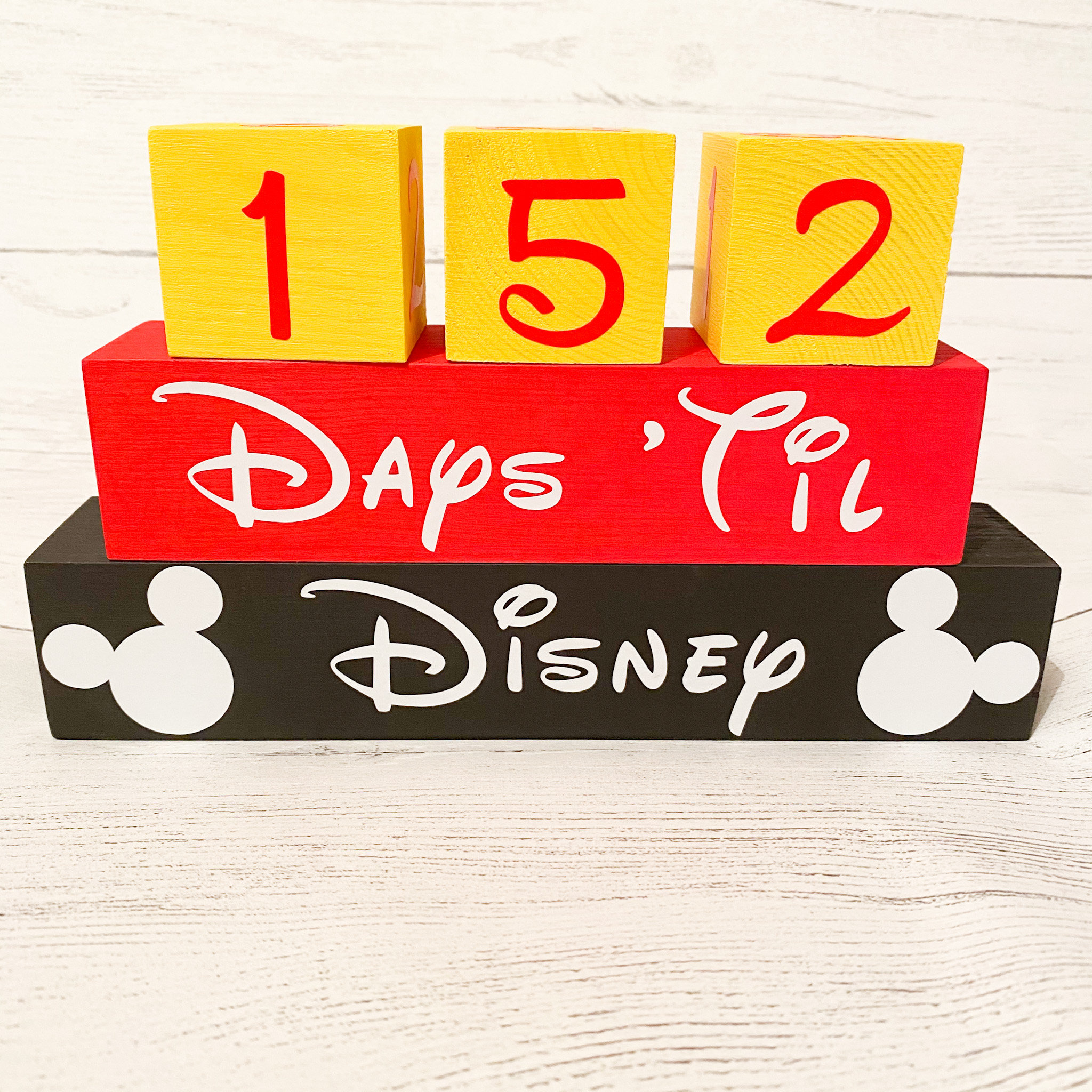 Disney Countdown Days until Disney Disney Holiday Etsy