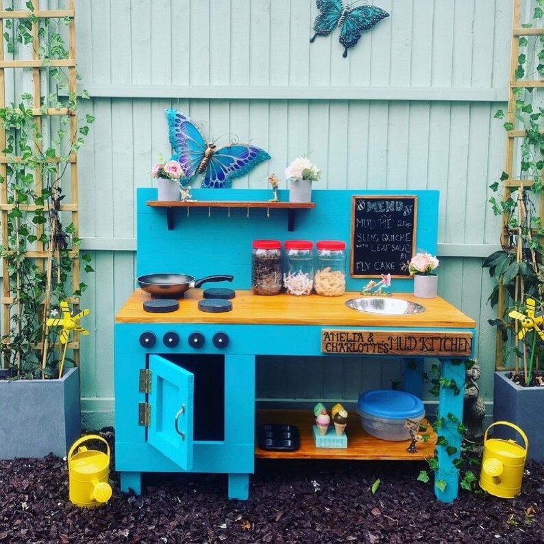 Personalised Mud Kitchen With Oven Etsy UK