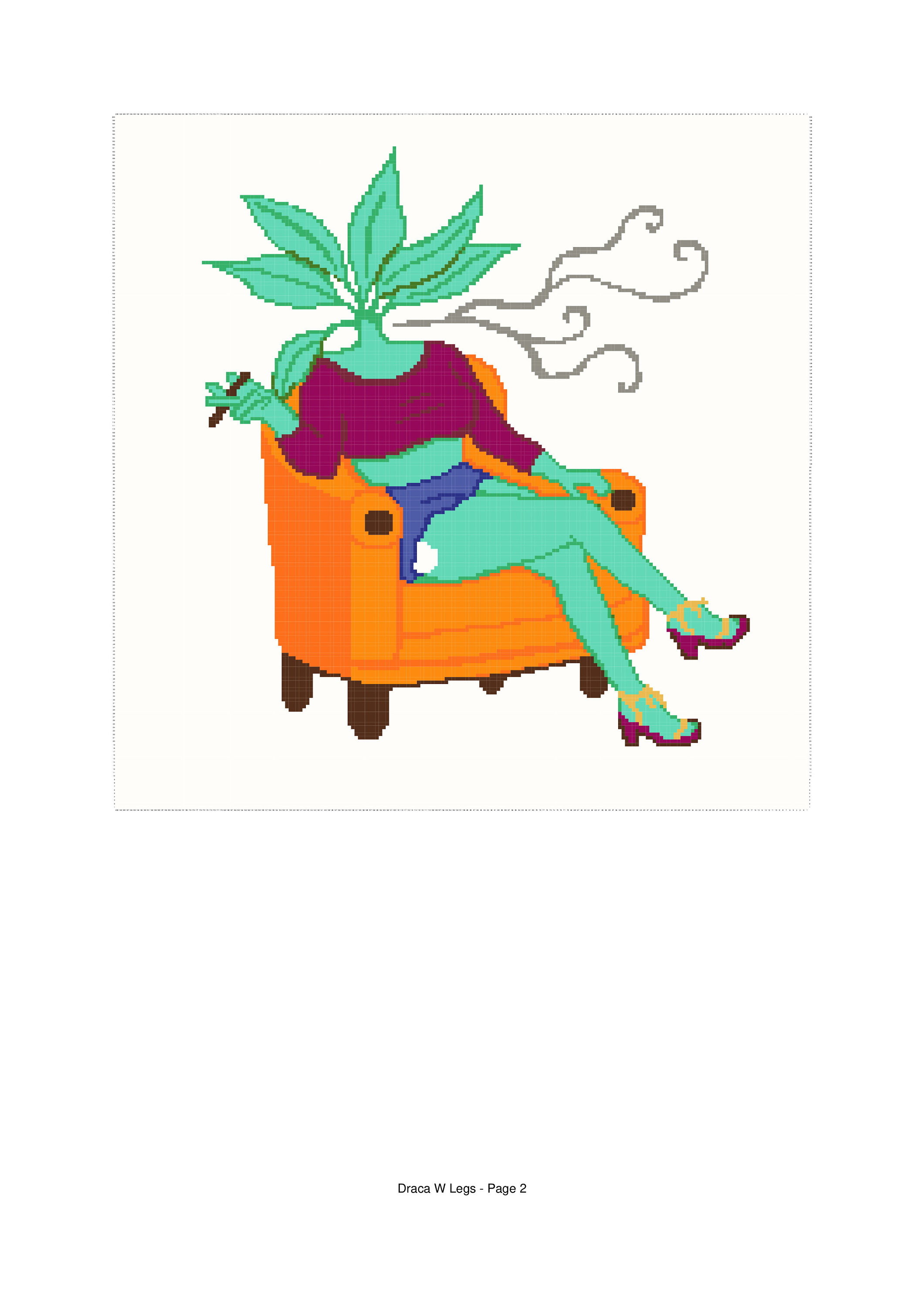 Draca the Plant Lady Tuca and Bertie Cross Stitch Pattern - Etsy