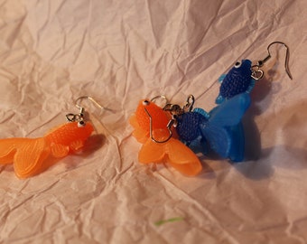 Goldfish Dangle Earrings