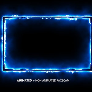 Twitch Overlay - Animated Webcam Facecam GameCam Overlay