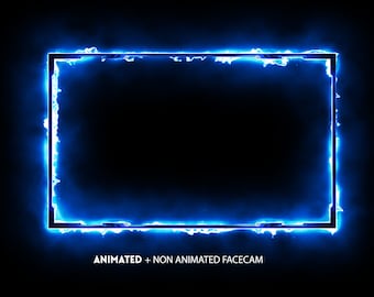 Twitch Overlay Animated Webcam Facecam Gamecam Overlay - Etsy UK