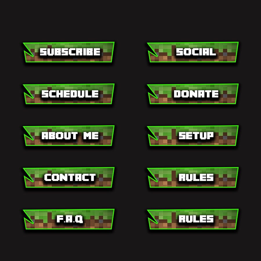 Minecraft Twitch Overlay