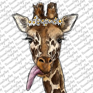 Giraffe Watercolor Png, Sublimation Clipart, Giraffe PNG, Giraffe Sublimation Download, Giraffe Design, Sublimation Designs Downloads