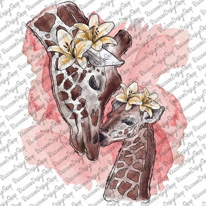 Giraffe Watercolor Png, Sublimation Clipart, Giraffe PNG, Giraffe Sublimation Download, Giraffe Design, Sublimation Designs Downloads